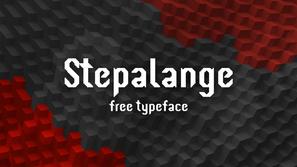 Stepalange: A Pixelated Font for Retro Vibes