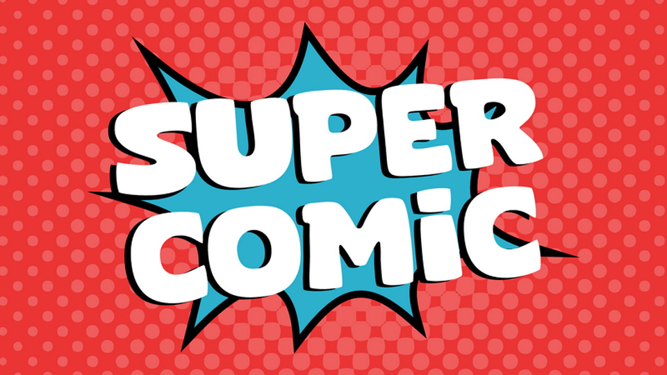 Super Comic: A Cheerful and Bold Cartoon Font