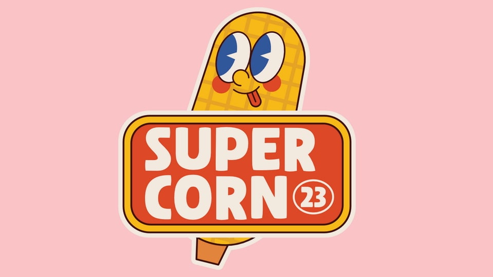 Super Corn: A Vibrant and Playful Cartoon Font