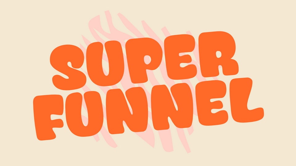 Super Funnel: A Bold and Playful Cartoon Font