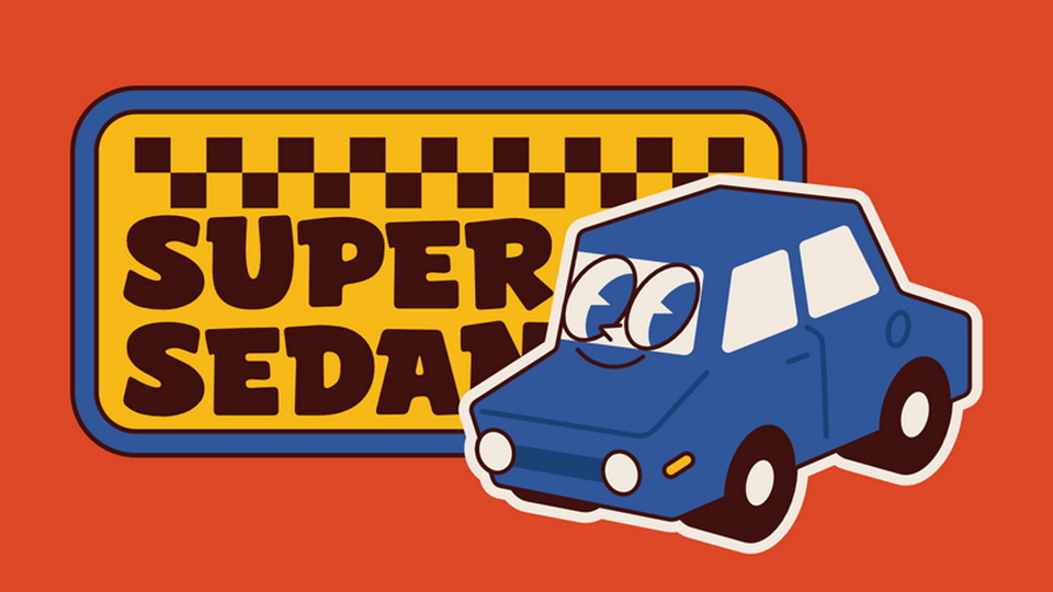 Super Sedan Font: A Playful Fusion of Boldness and Whimsy