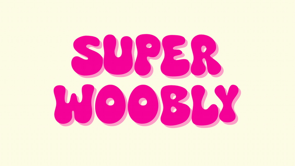 Super Woobly: A Retro-Inspired Display Typeface