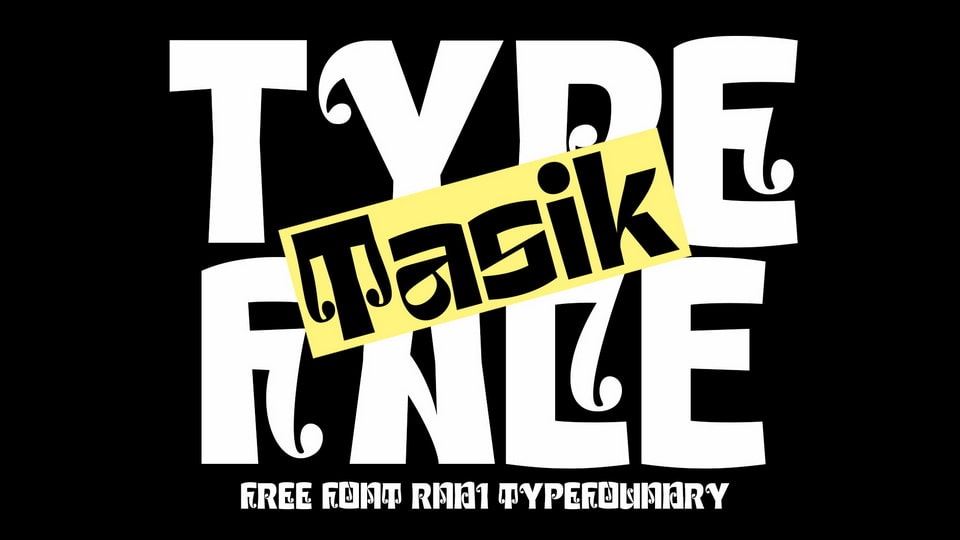 RNDI Tasik: A Vintage and Versatile Typeface