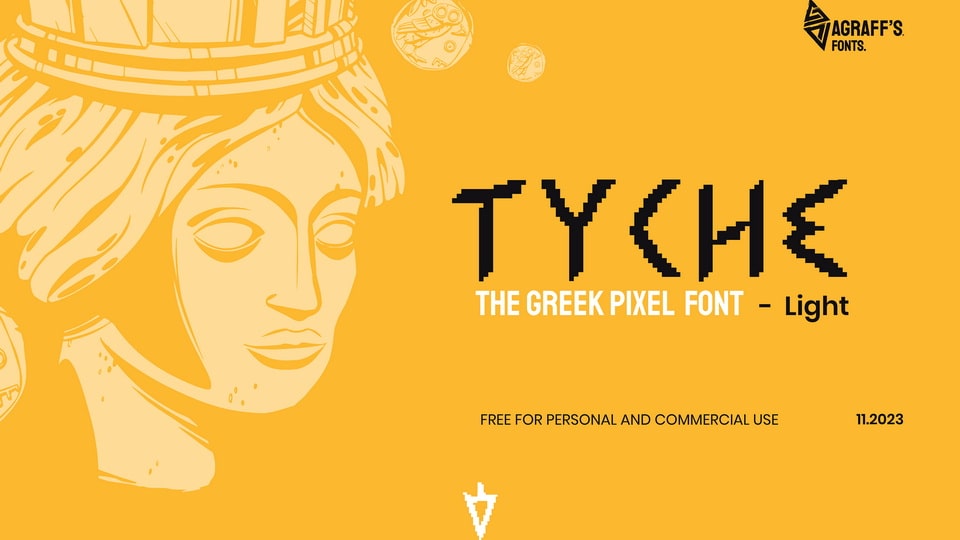 Tyche: A Greek-Style Pixel Font for Modern Designs