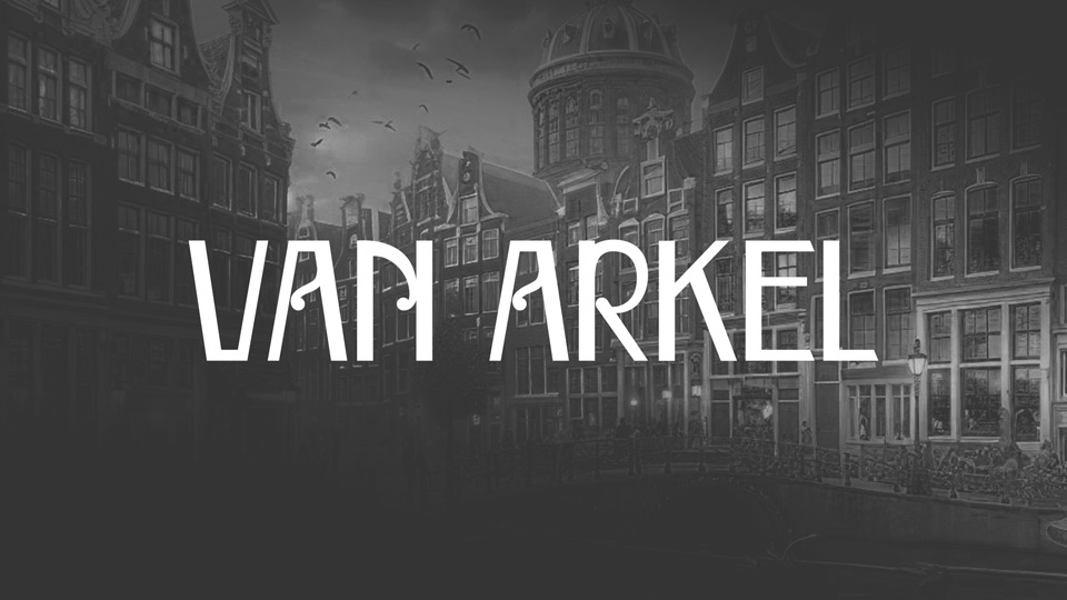 Van Arkel: An Art Deco Font Inspired by Amsterdam