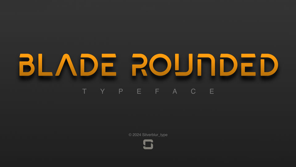 Blade Rounded Font