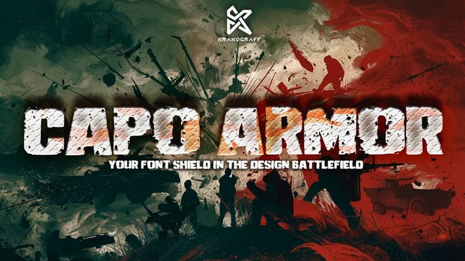 Capo Armor: Bold, Grungy Display Font
