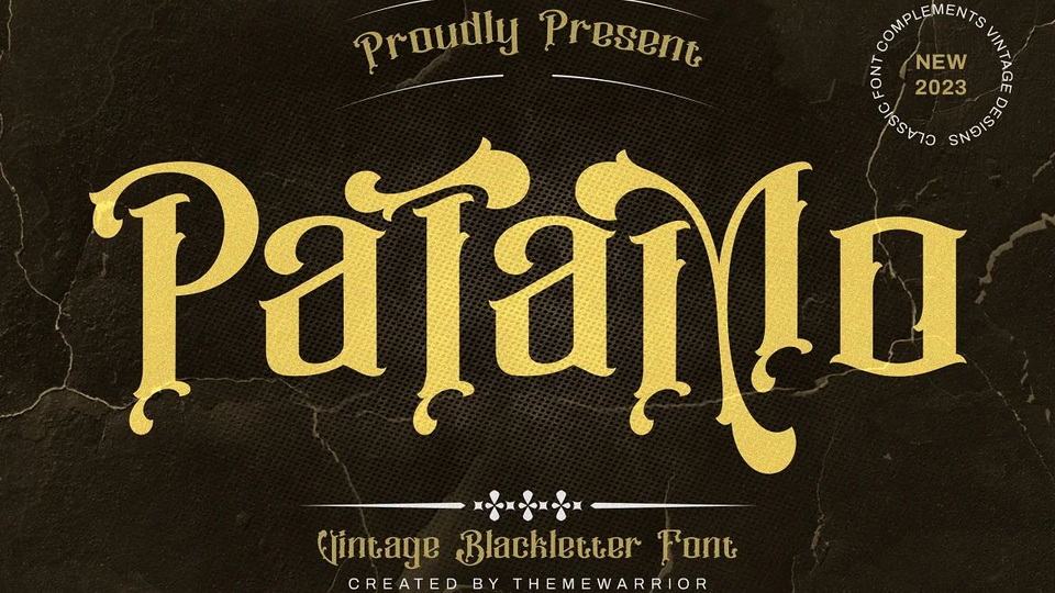 Patamo: A Vintage & Retro Blackletter Font