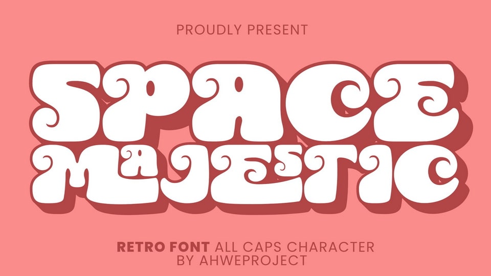 Space Majestic: A Retro Bold Serif Font