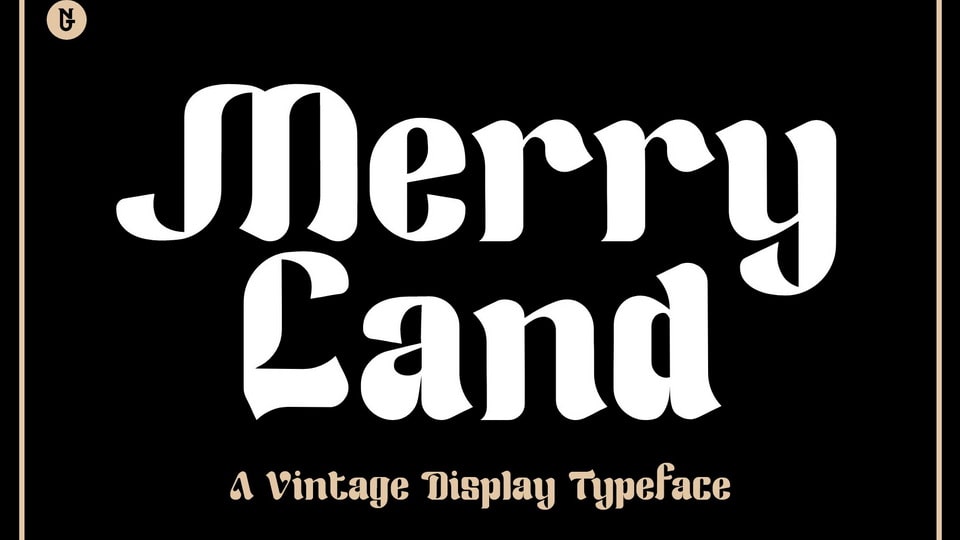 Merry Land: A Whimsical Typeface for Joyful Designs