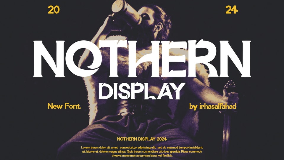 Nothern: A Modern Serif Font with Decorative Flair