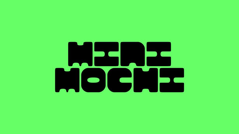 Mini Mochi: A Playful and Delectable Variable Display Font