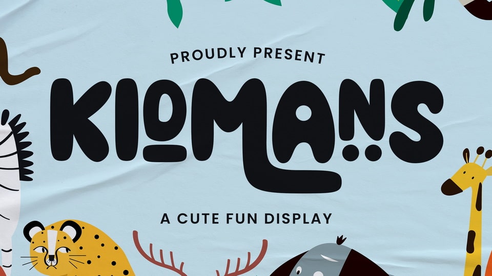 

Kidmans: A Cute, Friendly, and Fun Display Font
