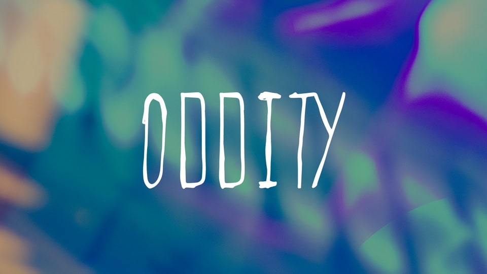 

Oddity - A Tall, Quirky Handwritten Font