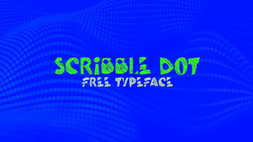 

Scribble Dot: A Playful, Handwritten Typeface