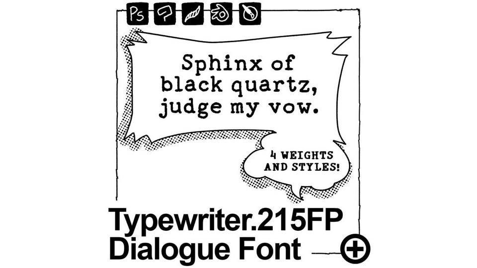 

The Typewriter 215FP Font: A Unique Blend of Old and New
