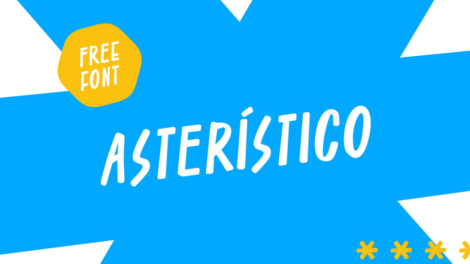 

Asteristico: A Hand Lettered Typeface Inspired by Vernacular Design