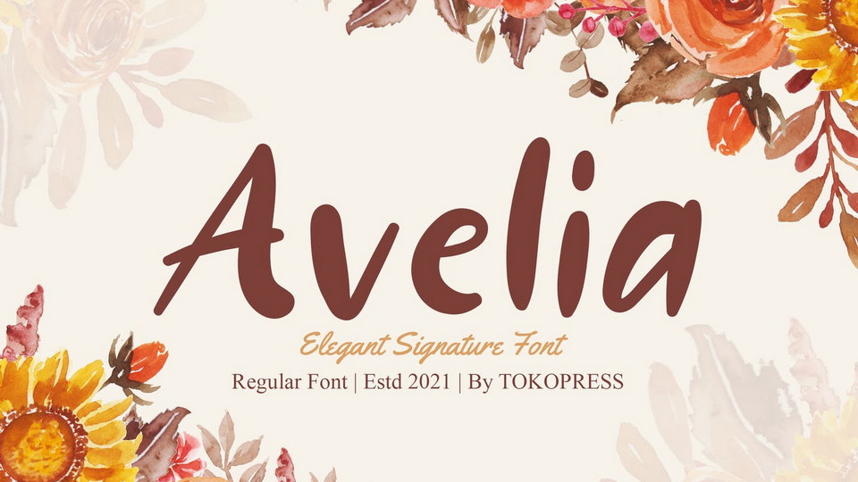 

Avelia: The Perfect Girly Handwriting Font