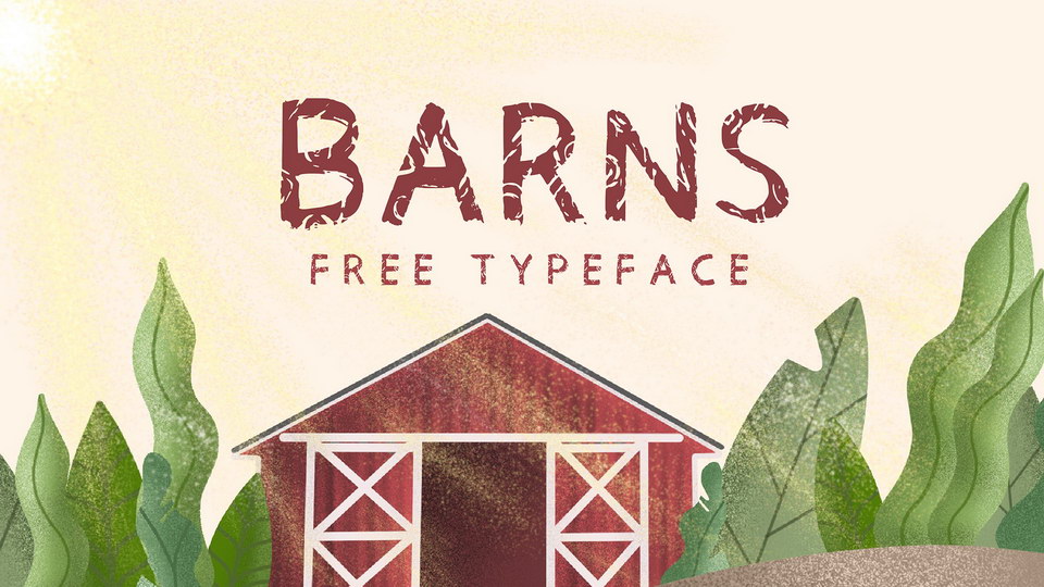 

Barns: A Unique Handwritten Font with Rustic Charm