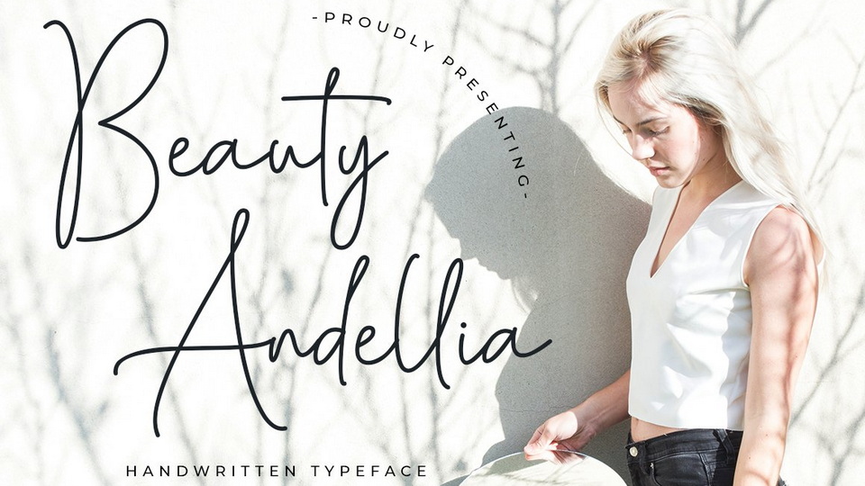Andellia Beauty: A Captivating Signature Font with a Trendy Twist