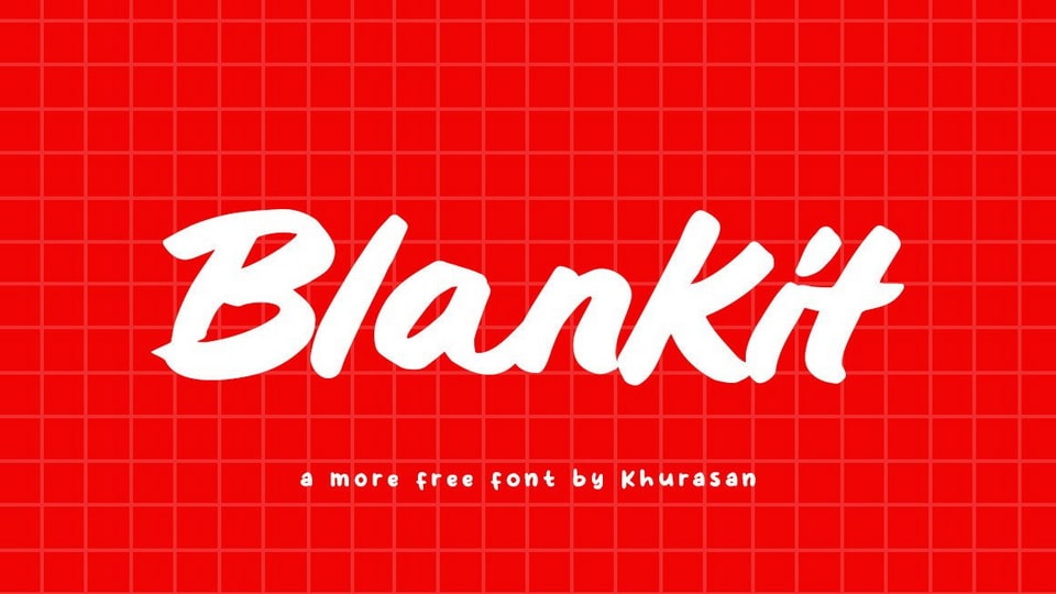 

Blankit: A Versatile Handwritten Font for Your Design Projects