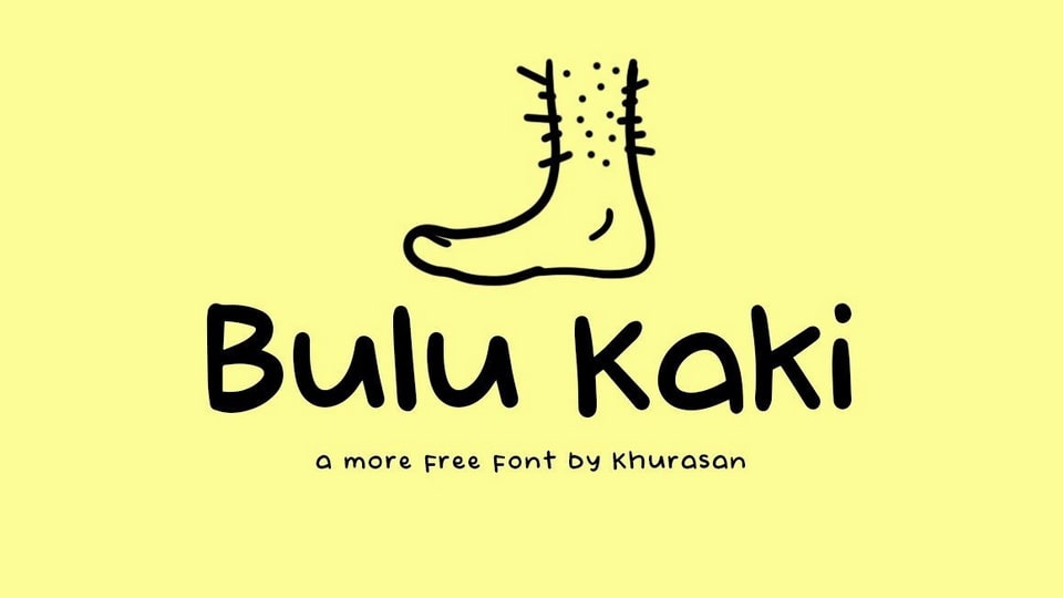

Bulu Kaki: A Modern and Playful Handwritten Font