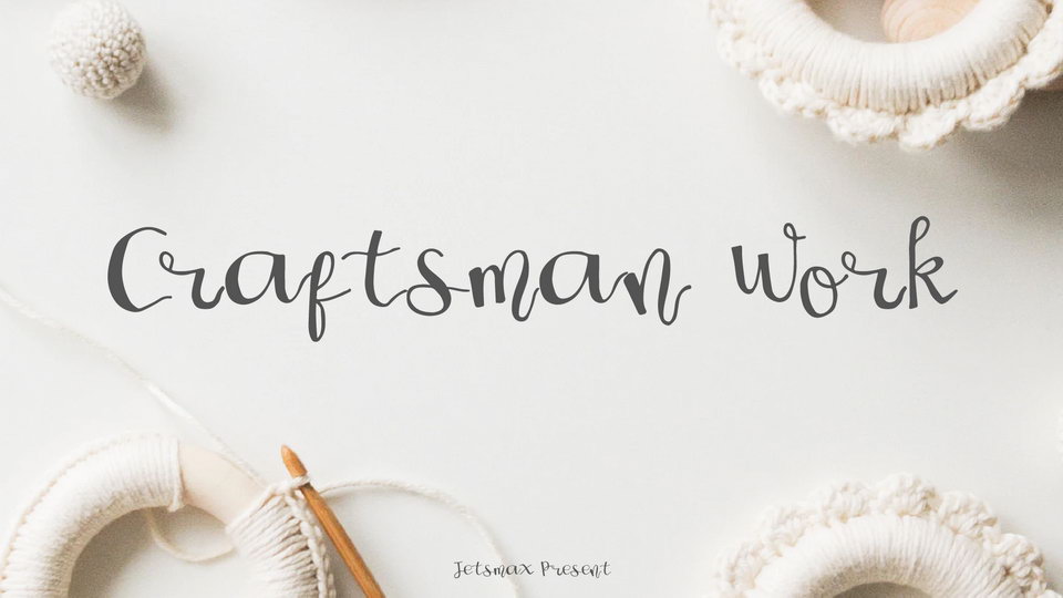

Craftsman Work Font: The Perfect Choice for Any Creative Project