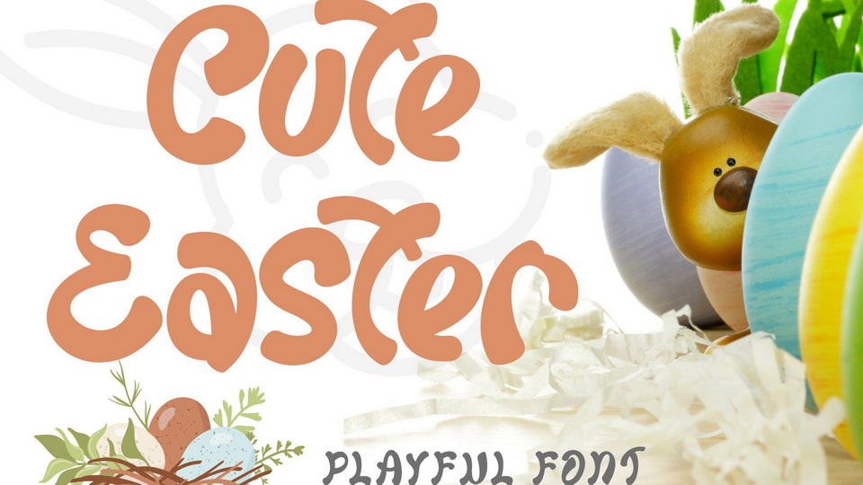   Cute Easter Font - Perfect Choice for Playful and Adorable Designs
