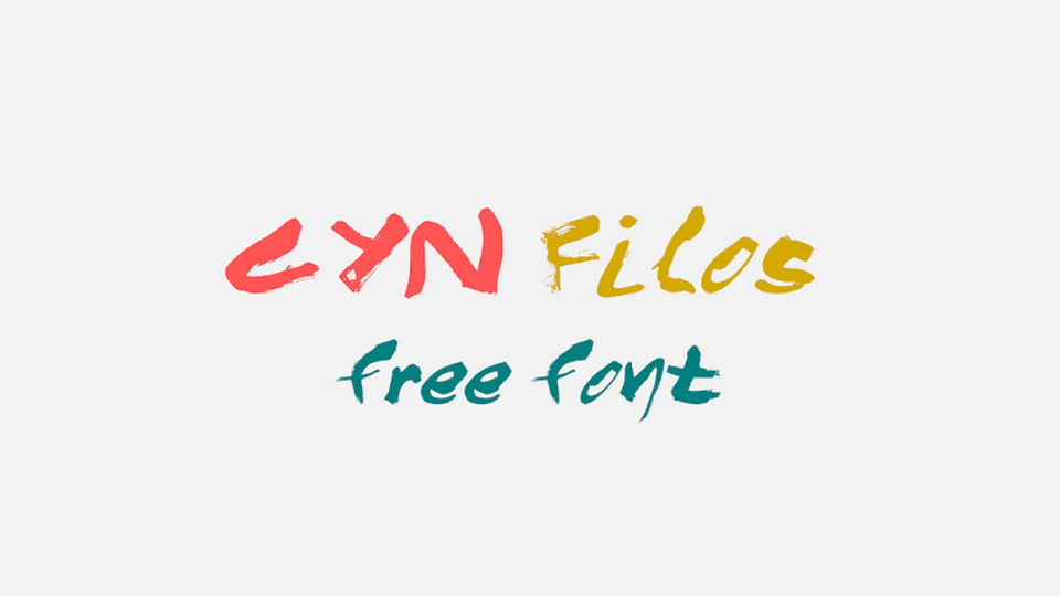 CYN Filos: A Unique Font with a Brushed Texture and Grungy Appearance for Creative Projects