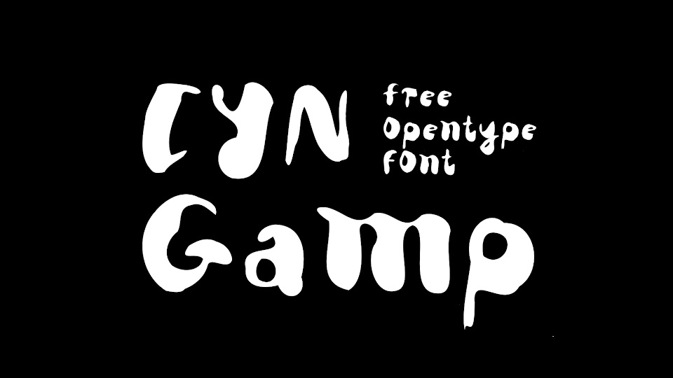 CYN Gamp Font: A Bold Calligraphic Style for Joyful Users