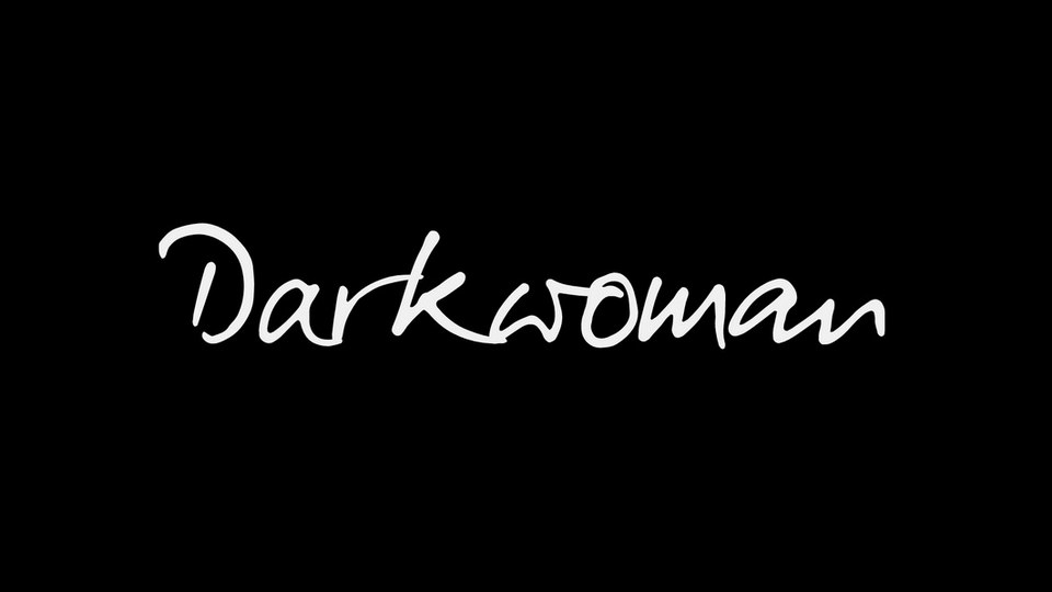 Darkwoman Font: Inspired by a Beloved University Professor's Handwriting