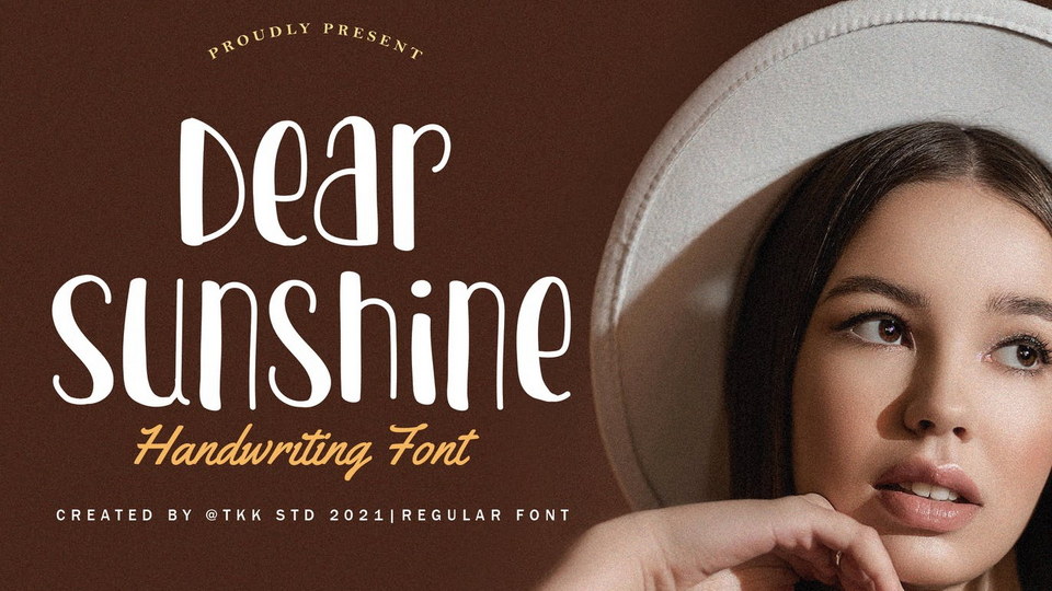 Dear Sunshine - Girly Font: Perfect for Instagram Posts, Boho Decor, and More!