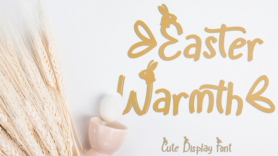 

Easter Warmth: A One-of-a-Kind Handwritten Font That Packs a Playful Punch