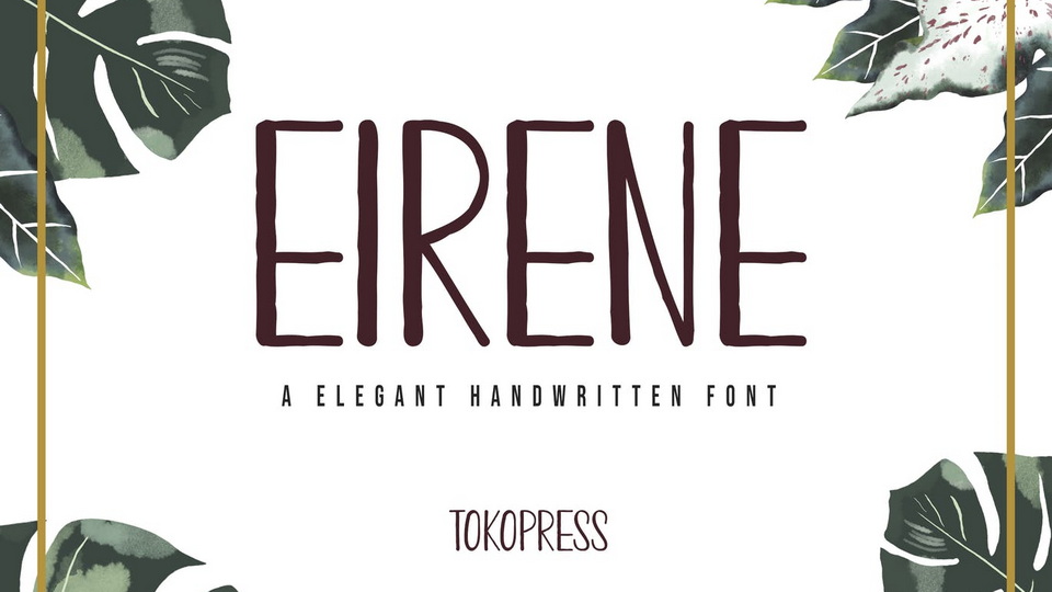 Delightful and Charming Eirene Font: Perfect for Female-Oriented Publications and Eye-Catching Designs