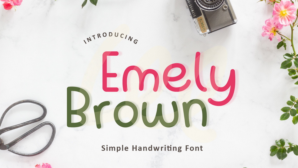 

Introducing Emely Brown - A Dreamy, Graceful Handwritten Font!