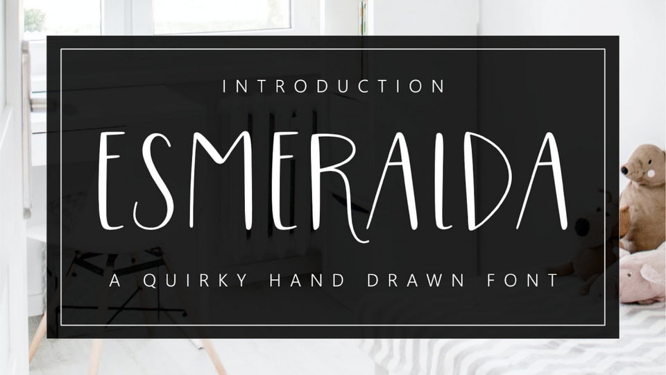 

Esmeralda: A Stylish and Elegant Handcrafted Font