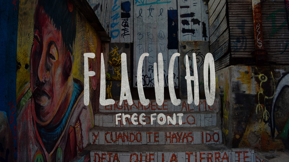 

Flacucho: A Bold and Versatile Font Inspired by Chilean Street Art