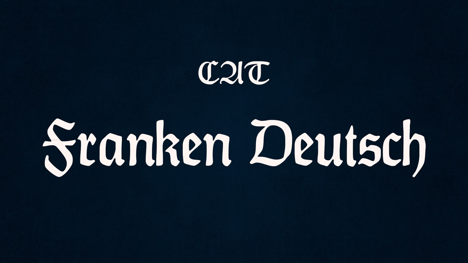 

Franken Deutsch: A Unique Blackletter Typeface Designed in 1939