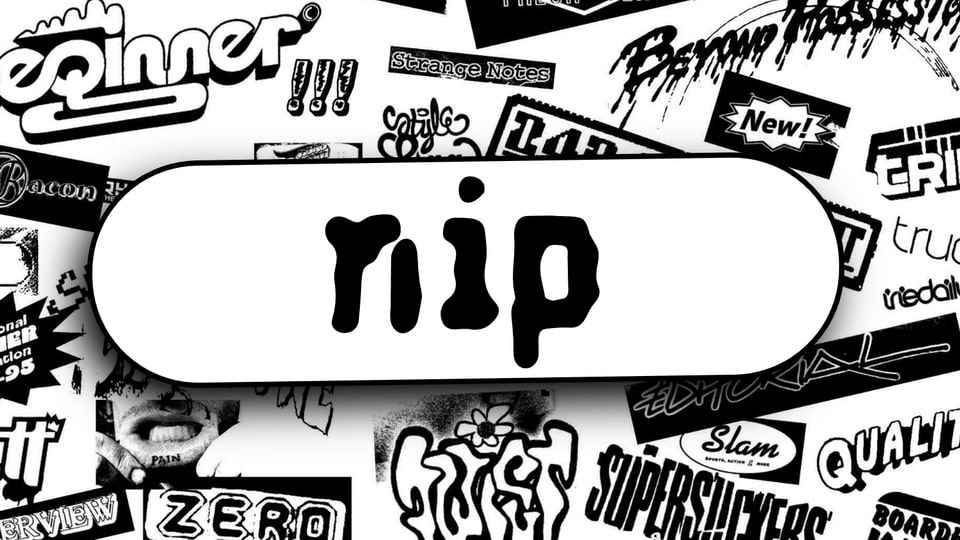

GO Nip: A Unique and Quirky Font Inspired by Skate Culture