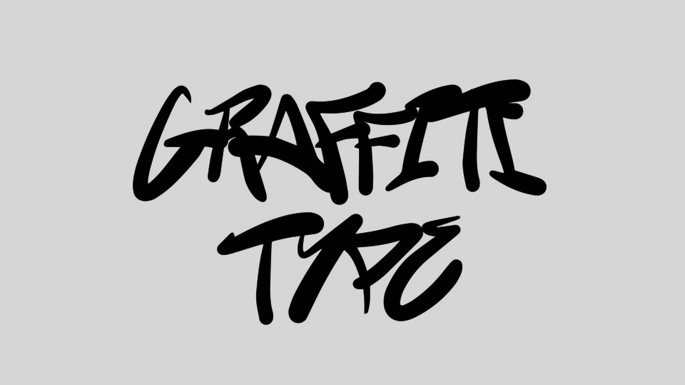 Graffiti Type: A Font Designed to Emulate the Hand-Lettered Style of Street Signs and Artwork