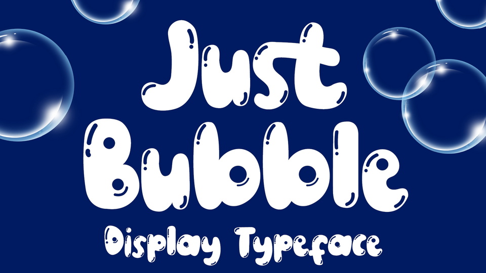 

Just Bubble: A Unique Display Font for Eye-Catching Design Projects