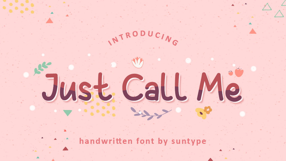 Just Call Me: A Playful and Whimsical Font for Children's Designs