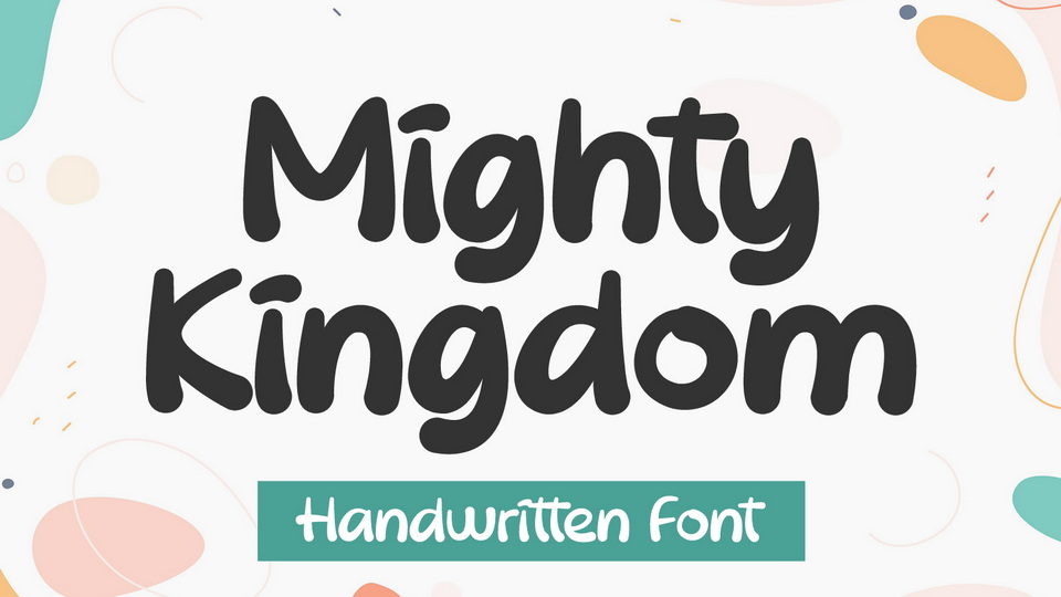 Mighty Kingdom: A Charming Handwritten Font for Lively and Engaging Creative Projects