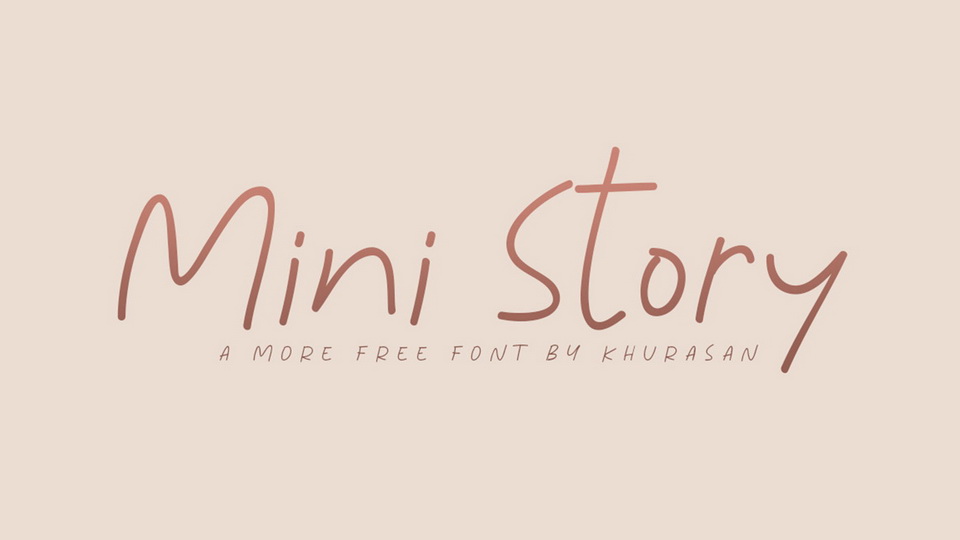 

Mini Story: A Captivating Handwritten Font With a Warm and Inviting Feel