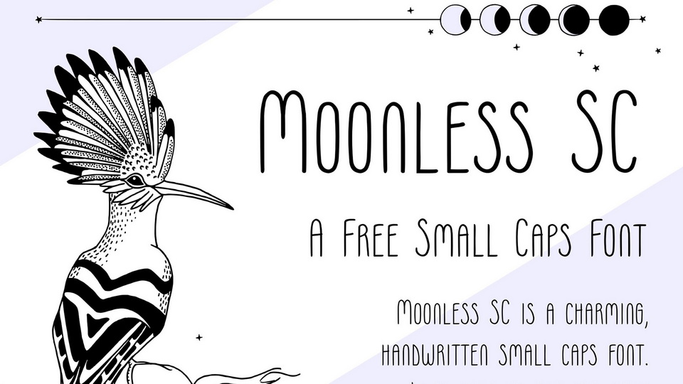 Moonless: A Handcrafted Font Perfect for Children's Books and Design Magazines