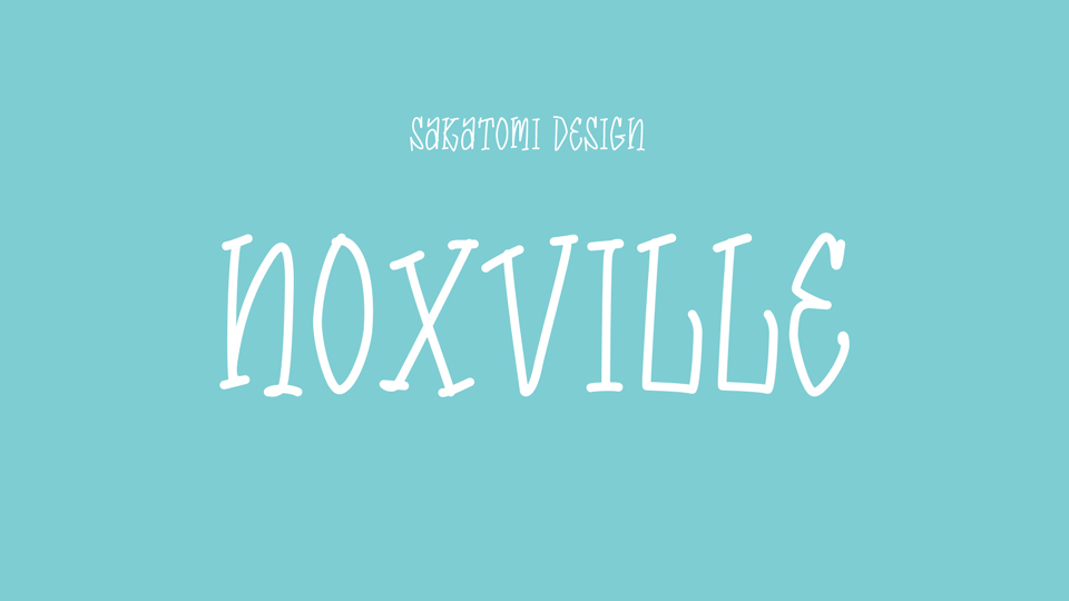 Unleash Your Whimsical Side with Noxville, the Unique Serif Font
