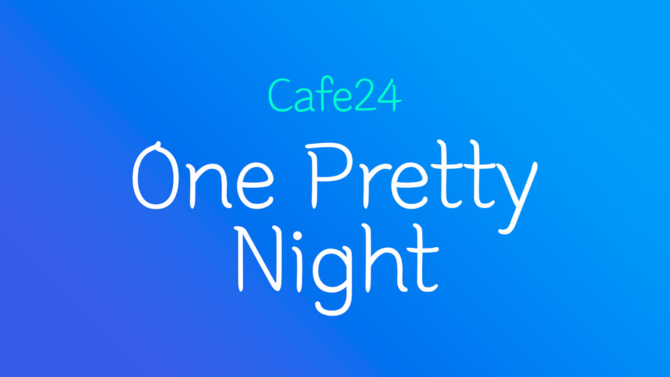 

One Pretty Night: An Exceptional Script Font