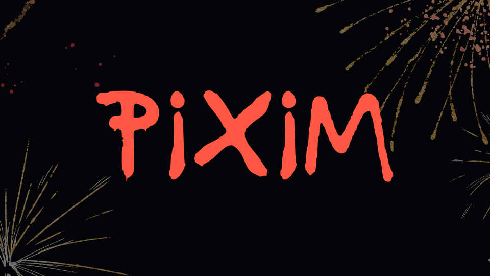 Pixim: Perfectly Imperfect Rugged Brush Font for Your Designs