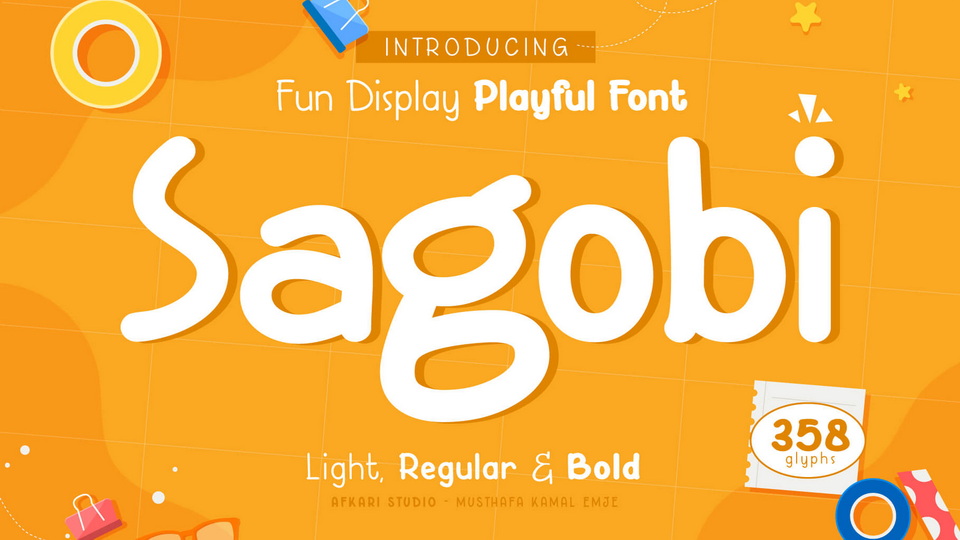  Sagobi: A Playful and Fun Display Font with Three Alternate Weights