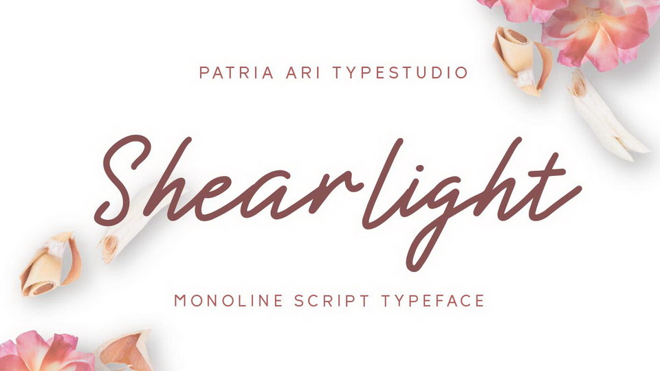 

Shearlight: A Stunning Monoline Script Typeface with Graceful and Powerful Forms
